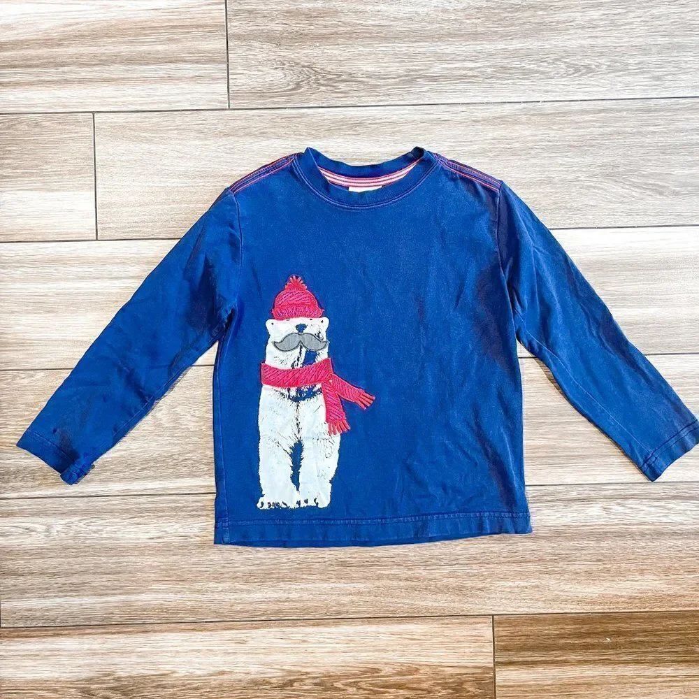 Hanna Andersson Boy's Polar Bear Shirt, Size 5